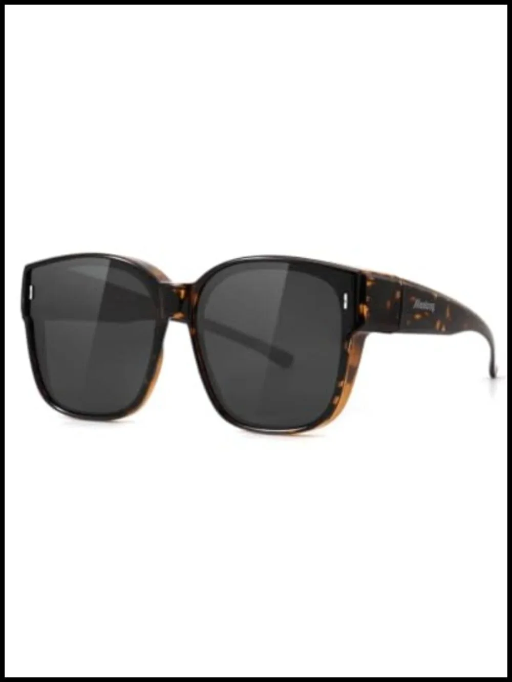 Fit Over Glasses Sunglasses - Polarized Square Shades for Driving